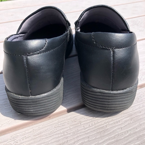 Work Wonders by Dansko Camellia Black Leather Clog - Picture 3 of 5